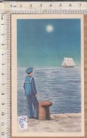 PO1118C# CALENDARIETTO ILLUSTRATO 1954 CASA DEL MARINAIO - RIMINI - Petit Format : 1941-60