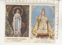 PO1123C# SANTINO SCUOLA MISSIONARIA GESU' BAMBINO - S.ANTONIO ABATE NAPOLI - CALENDARIO 1958 - Petit Format : 1941-60