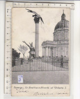 PO1349C# TORINO COLLINA - SUPERGA - REALE BASILICA E RICORDO A UMBERTO I°   VG 1903 - Churches