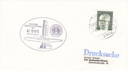 Schiffspost: "U 995" Museum Kiel-Laboe, Stempel: Laboe 3.5.1974 - Submarinos