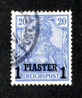 (1676)  Turkey 1902  Mi.14 II  (o)   Catalogue  € 9.00 - Deutsche Post In Der Türkei