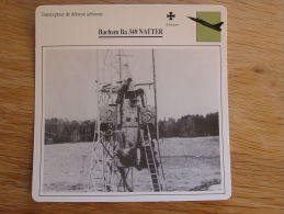 BACHEM Ba 349 Natter  Intecepteur Défense Aérienne FICHE AVION Avec Description   Aircraft Aviation - Airplanes