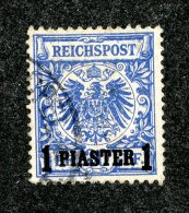 (1683)  Turkey 1889  Mi.8  (o)   Catalogue  € 3.00 - Deutsche Post In Der Türkei
