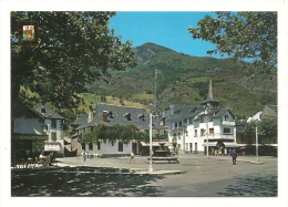 Cp, Espagne, Vall D'Aran, Bossost, Place Majeure - Lérida