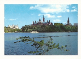 Cp, Canada, Ontario, Les Edifices Du Parlement Canadien, écrite - Ottawa