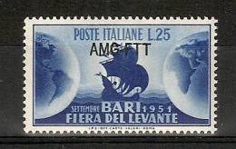 1951 TRIESTE A FIERA DI BARI MNH ** - VR6499 - Ungebraucht