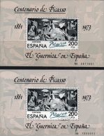 Typ I Maler Pablo Picasso 1981 Spanien Block 23 I ** Plus O 6€ Gemälde Guernica M/s Art Bloc Painting Sheets Bf ESPANA - Blocs & Feuillets
