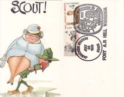 USA 1981 NATIONAL SCOUT JAMBOREE  COMMEMORATIVE POSTCARD - Storia Postale