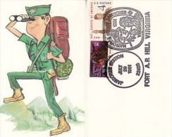 USA 1981 NATIONAL SCOUT JAMBOREE  COMMEMORATIVE POSTCARD - Briefe U. Dokumente