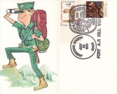 USA 1981 NATIONAL SCOUT JAMBOREE  COMMEMORATIVE POSTCARD - Storia Postale