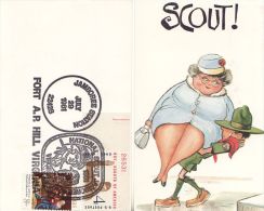 USA 1981 NATIONAL SCOUT JAMBOREE  COMMEMORATIVE POSTCARD - Covers & Documents