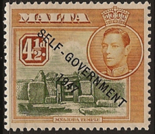 MALTA 1948 4 1/2d Self Government SG 241 HM VD672 - Malta (...-1964)