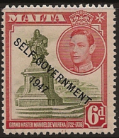 MALTA 1948 6d Self Government SG 242 HM VD674 - Malte (...-1964)