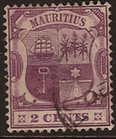 MAURITIUS 1904 2c Coat Of Arms SG 165 U MQ155 - Mauricio (...-1967)