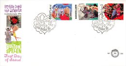 PAYS-BAS. N°1387-9 Sur Enveloppe 1er Jour (FDC) De 1991. Poupée/Colin-maillard/Bicross. - Dolls