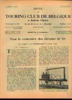 Dans « Touring  Club De Belgique» 15/02/1935 : « Pour Le Centenaire Des Chemins De Fer» - Sonstige & Ohne Zuordnung