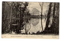 Cp , 72 , Environs D'ECOMMOY , Le Château De CHARDONNEUX , La Piéce D'eau , Vierge - Ecommoy