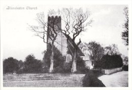 Postcard Blundeston Church Suffolk Gray´s Elergy Dickens David Copperfield Repro - Otros & Sin Clasificación