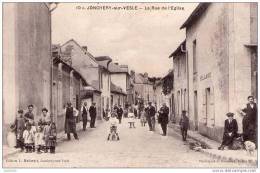 JONCHERY - SUR - VESLE ..-- 51 . MARNE ..-- Rue De L´ Eglise . 1929 Vers ??? Texte Au Verso !! - Jonchery-sur-Vesle