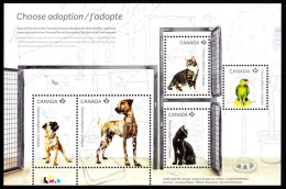 Canada (Scott No.2636 - Animaux De Compagnie / Pet Adoption) (**) Feuillet / SS - Blocks & Sheetlets