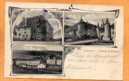 Colombier 1905 Postcard Mailed Military Cancel - Colombier