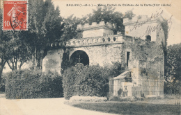 BALLAN - Portail Du Chateau De La Carte - Ballan-Miré