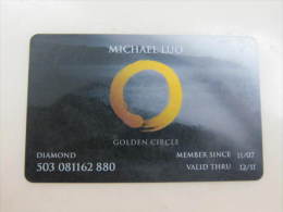 China Hotel Key Card,Shangri-La Golden Circle Diamond Card, - Non Classificati