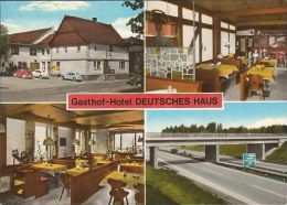 D-34355 Staufenberg - Gasthof- Hotel Deutsches Haus - Cars - VW-Käfer - Autobahn - Hannoversch Münden