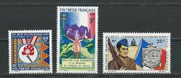 Polynésie: PA 45/ 47 ** - Unused Stamps
