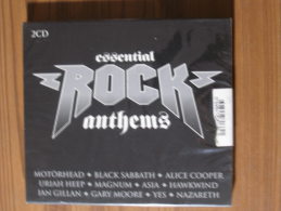 MUSIQUE CD - COMPILATION 29 TITRES - ESSENTIAL ROCK ANTHEMS - MOTÖRHEAD/HAWKWIND/ETC... - NEUF SOUS CELLOPHANE - Hard Rock & Metal
