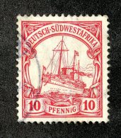 (1943)  SW Africa 1906  Mi.26a  (o)    Catalogue  € 1.80 - German South West Africa