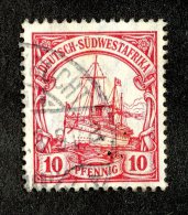 (1951)  SW Africa 1906  Mi.26a  (o)    Catalogue  € 1.80 - Deutsch-Südwestafrika