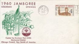 USA 1960  5TH  NATIONAL  JAMBOREE COLORADO SPRINGS COMMEMORATIVE  COVER - Briefe U. Dokumente