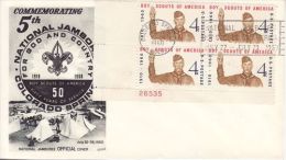 USA 1960  5TH  NATIONAL  JAMBOREE COLORADO SPRINGS COMMEMORATIVE  COVER - Briefe U. Dokumente