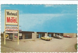 Winnipeg Manitoba Canada, Westward Motel, Auto, Lodging, C1960s Vintage Postcard - Winnipeg