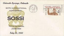 USA 1960  5TH  NATIONAL  JAMBOREE COLORADO SPRINGS COMMEMORATIVE  COVER - Covers & Documents