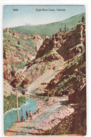Railroad Train Track Eagle River Canon Canyon Colorado CO 1910c Postcard - Colorado Springs