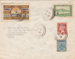 ALGERIE  CONGRES EUCHARISTIQUE D'ALGER 1939 - Lettres & Documents