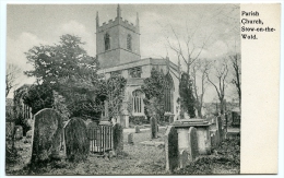 STOW ON THE WOLD : PARISH CHURCH - Andere & Zonder Classificatie