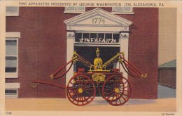 Virginia Alexandria Fire Apparatus Presented By George Washington 1774 - Alexandria