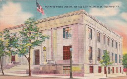 Virginia Richmond Richmond Public Library 1st And East Franklin Street 1952 - Richmond