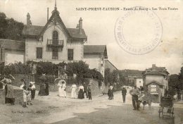 SAINT PRIEST TAURION  Entrée Du Bourg Les Trois Routes - Saint Priest Taurion