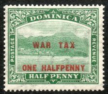 Dominica 1916 - 'War Tax - One Halfpenny' Surcharge SG55 VLHM Cat £3.75 For HM SG2018 Empire - Dominique (...-1978)