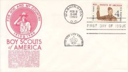 USA 1960  50TH ANNIVERSARY BOY SCOUT OF AMERICA  FDC - Lettres & Documents