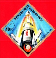 Nuovo - BURUNDI - 1975 - Spazio - Navicelle Spaziali - Progetto Spaziale “Apollo–Soyuz” - 40 F - 1970-79: Nuevos