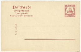 Germany 1905 East Africa - Postal Stationery Card - Africa Orientale Tedesca