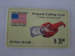 Nice Telecaom Prepaid Phonecard,Beats Carrying Cash,mint - Autres & Non Classés
