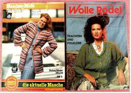 2 Mode Hefte  -  Trachten Und Folklore / Strickmode Zum Selbermachen  -  Maschen-Mode Für Kühle Tage - Moda
