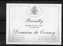 BROUILLY - Domaine De Conroy - Beaujolais