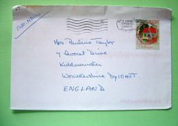 Trinidad & Tobago 2001 Cover To USA - Christmas (Scott 636) - Trindad & Tobago (1962-...)